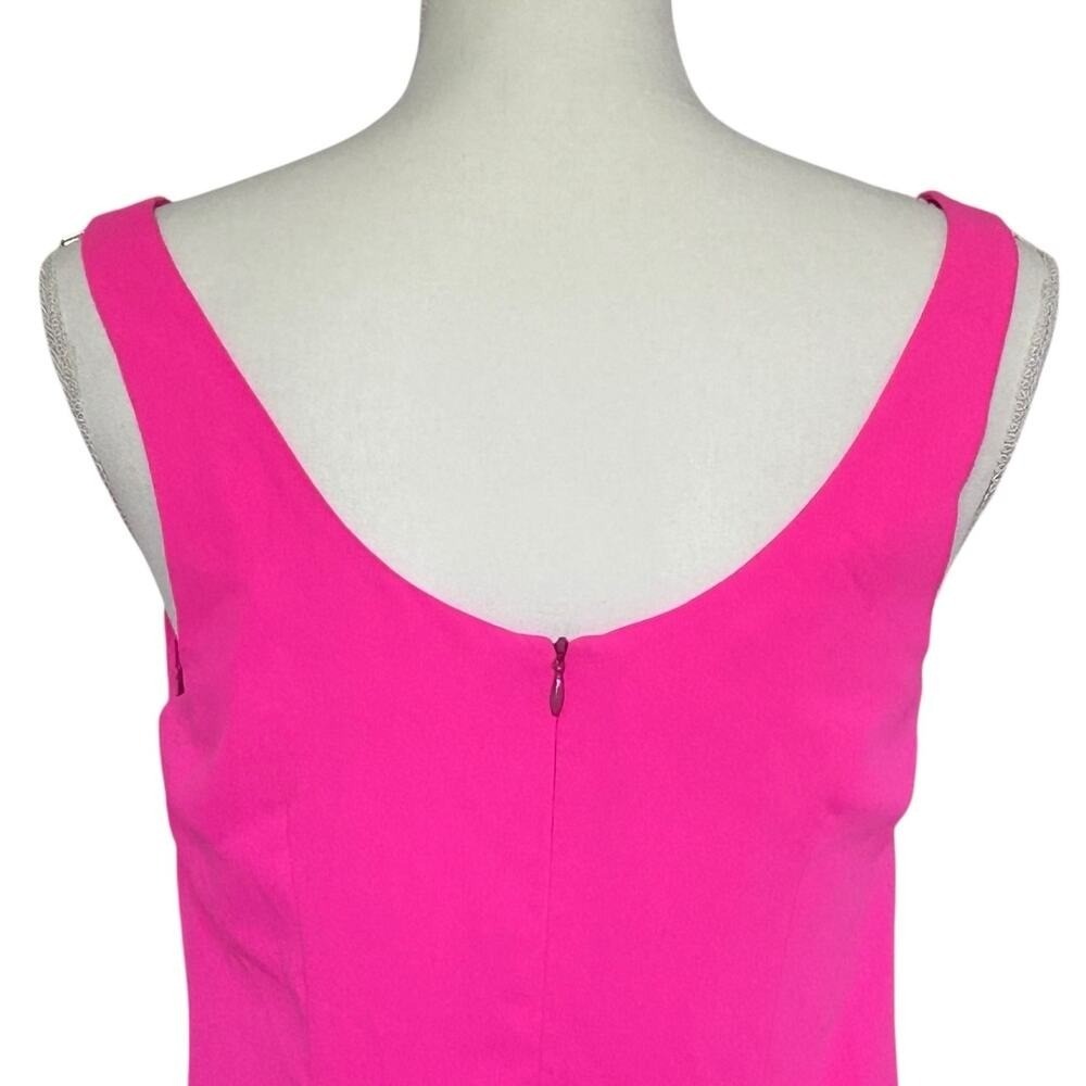 Amanda Uprichard Pink Mini Dress Sleeveless Sheath Party Cocktail Women Size S - Picture 6 of 8